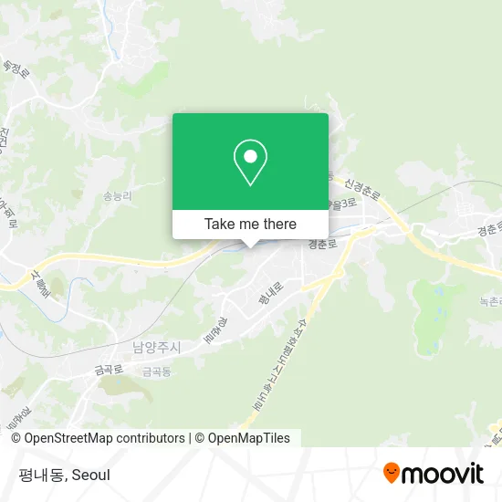 평내동 map