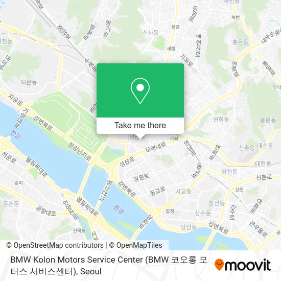 BMW Kolon Motors Service Center (BMW 코오롱 모터스 서비스센터) map