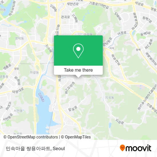 민속마을 쌍용아파트 map