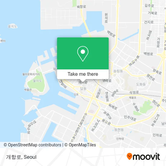 개항로 map