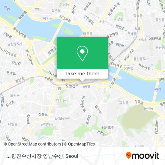 노량진수산시장 영남수산 map