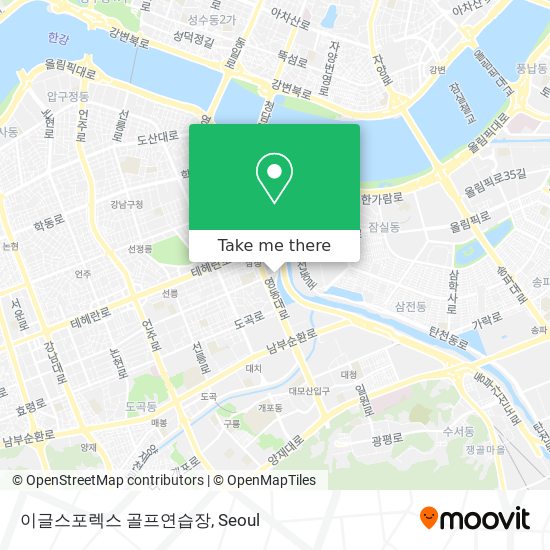 이글스포렉스 골프연습장 map