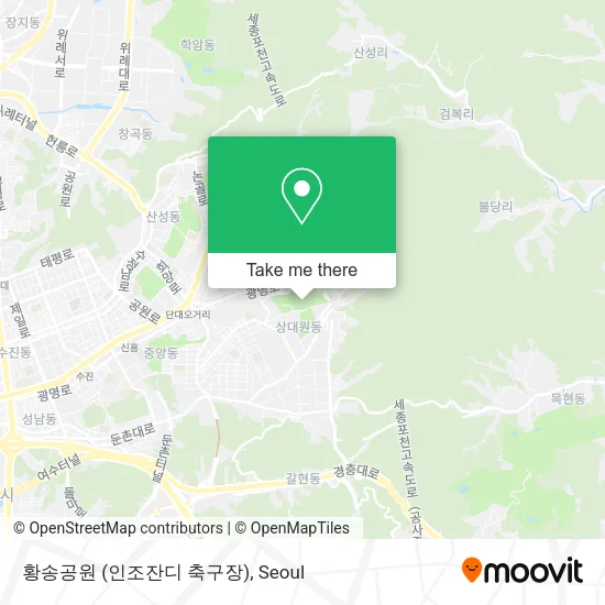 황송공원 (인조잔디 축구장) map
