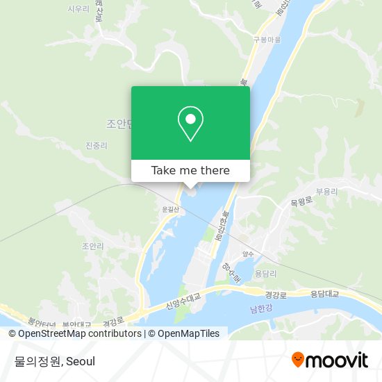 물의정원 map