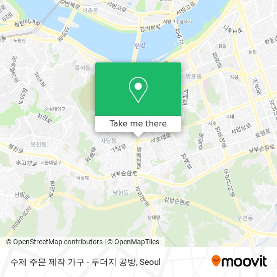 수제 주문 제작 가구 - 두더지 공방 map