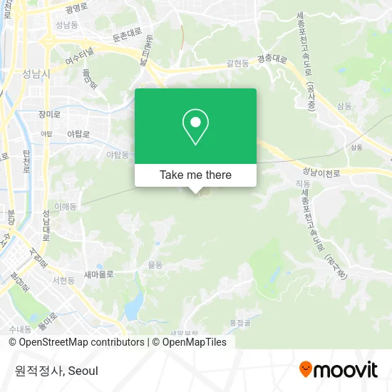 원적정사 map