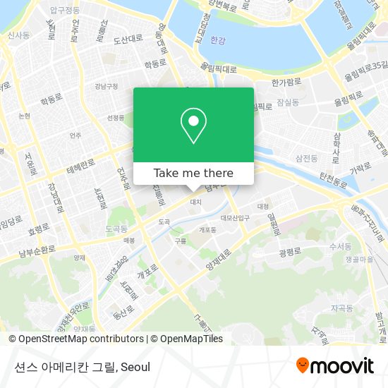 션스 아메리칸 그릴 map