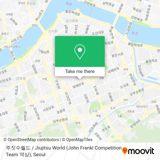 주짓수월드 / Jiujitsu World (John Frankl Competition Team 역삼) map