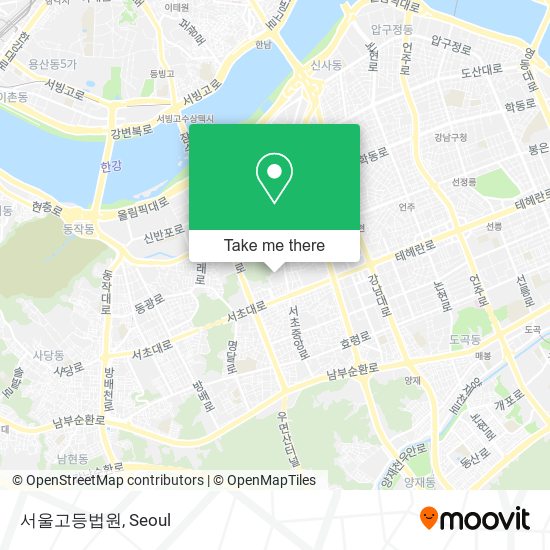 서울고등법원 map