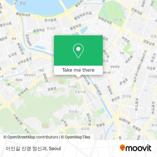 이인길 신경 정신과 map