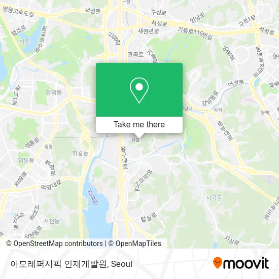 아모레퍼시픽 인재개발원 map