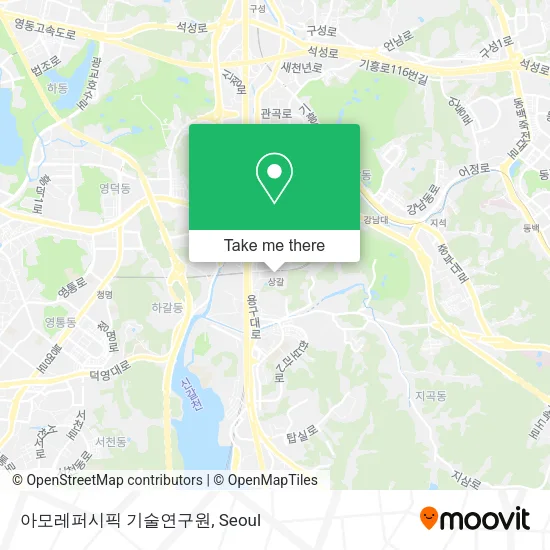 아모레퍼시픽 기술연구원 map