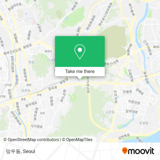 망우동 map