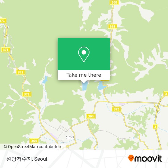 원당저수지 map