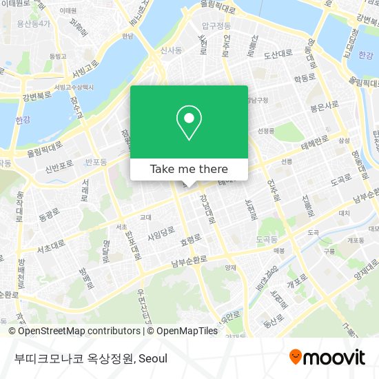 부띠크모나코 옥상정원 map