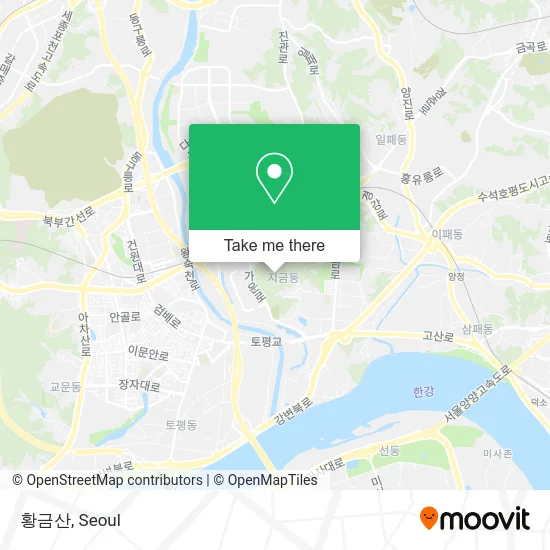 황금산 map
