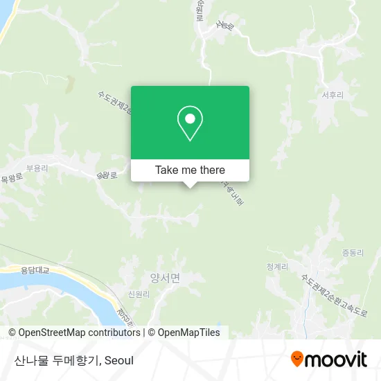 산나물 두메향기 map