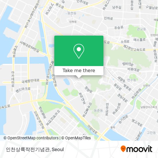 인천상륙작전기념관 map