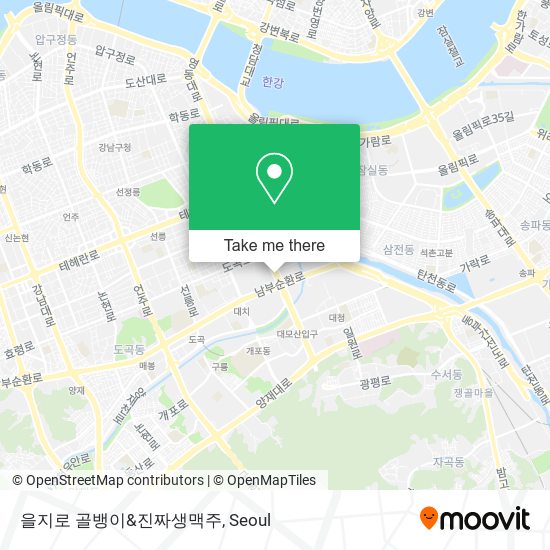 을지로 골뱅이&진짜생맥주 map