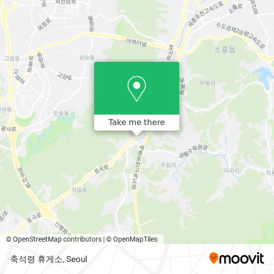 축석령 휴게소 map