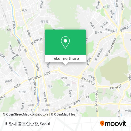 화랑대 골프연습장 map