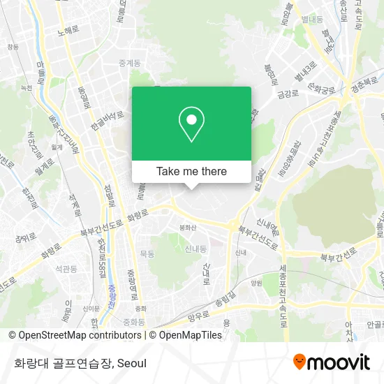 화랑대 골프연습장 map