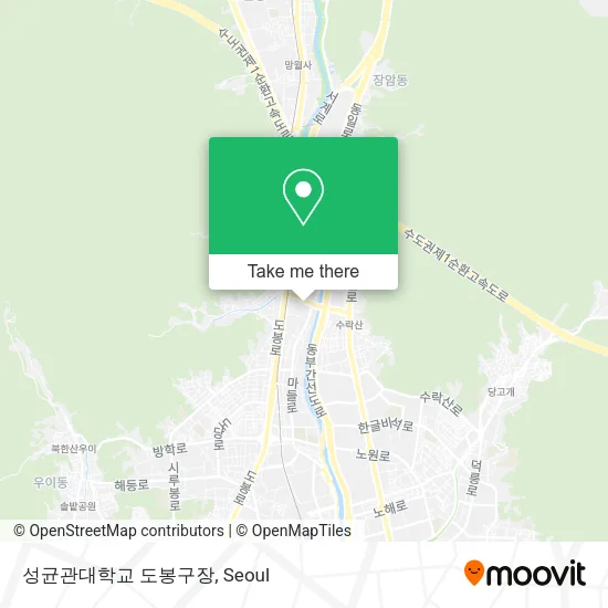 성균관대학교 도봉구장 map