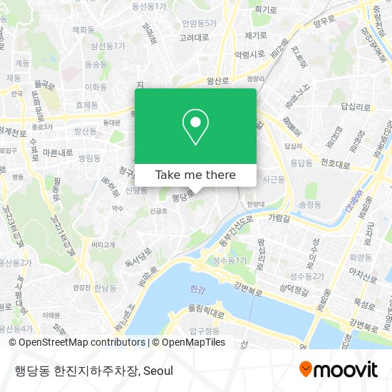 행당동 한진지하주차장 map