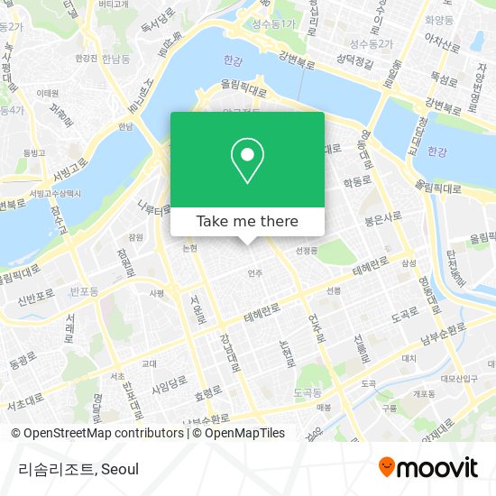 리솜리조트 map