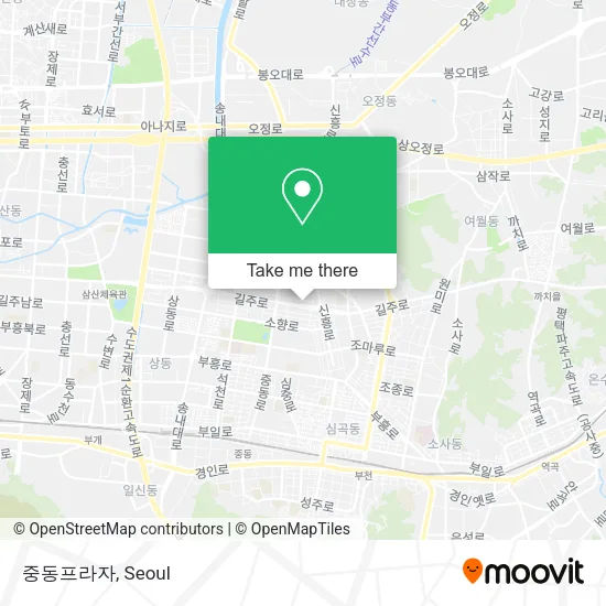 중동프라자 map