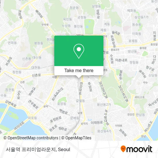 서울역 프리미엄라운지 map