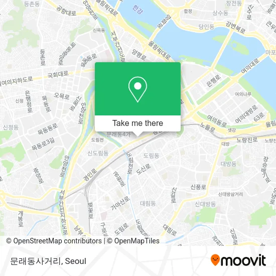 문래동사거리 map