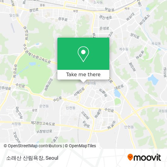 소래산 산림욕장 map