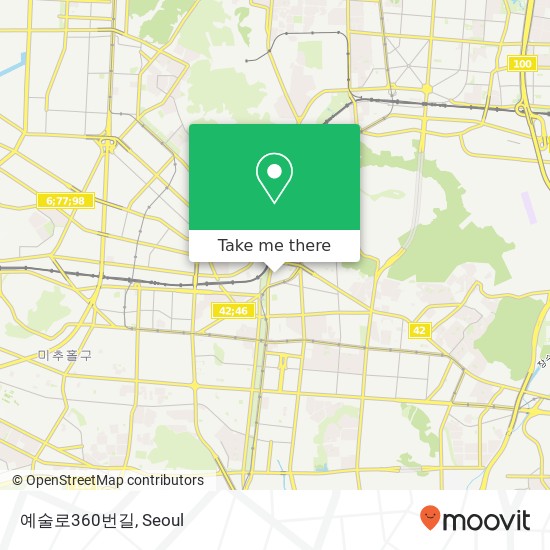 예술로360번길 map