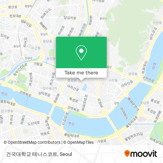 건국대학교 테니스코트 map