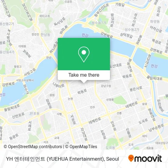 YH 엔터테인먼트 (YUEHUA Entertainment) map