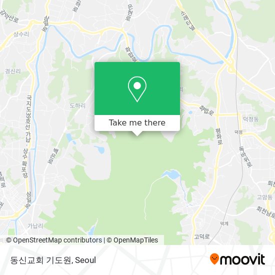 동신교회 기도원 map