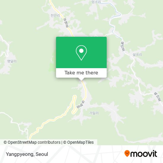 Yangpyeong map