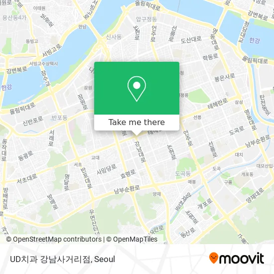 UD치과 강남사거리점 map