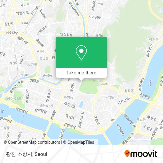 광진 소방서 map