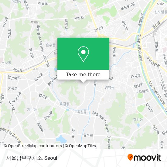 서울남부구치소 map