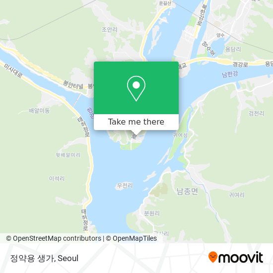 정약용 생가 map