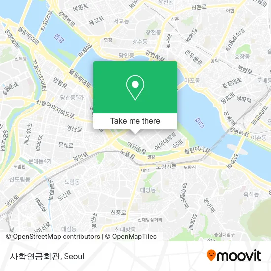 사학연금회관 map