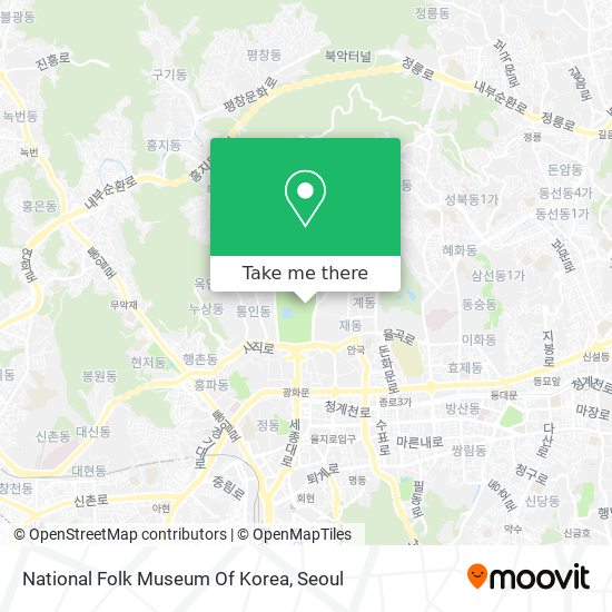 National Folk Museum Of Korea map