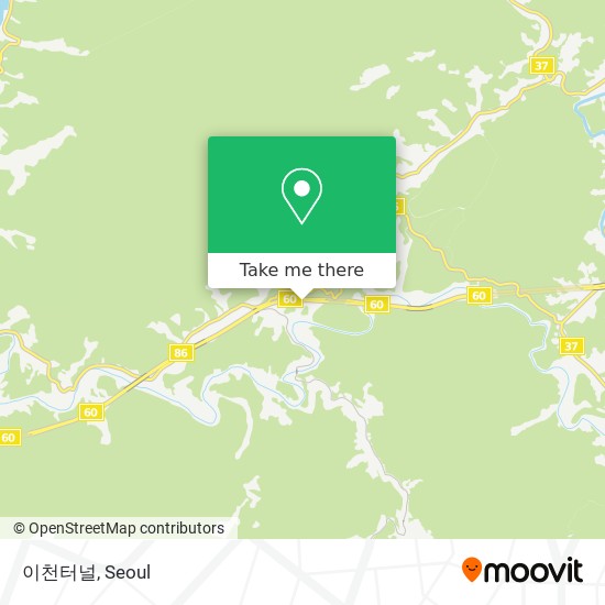 이천터널 map