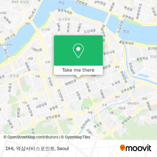 DHL 역삼서비스포인트 map