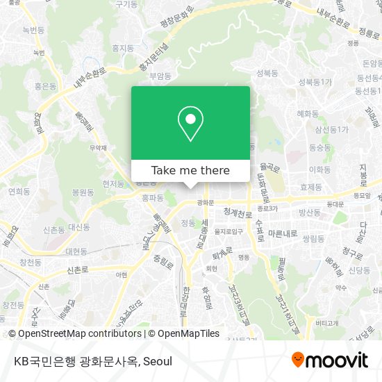 KB국민은행 광화문사옥 map