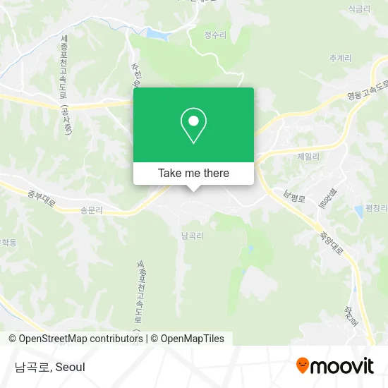 남곡로 map
