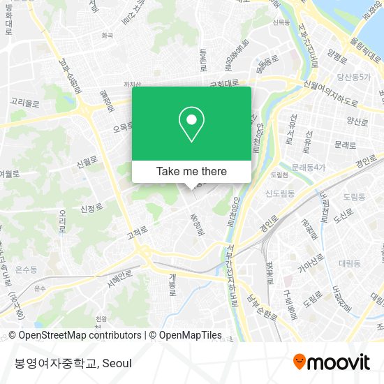 봉영여자중학교 map