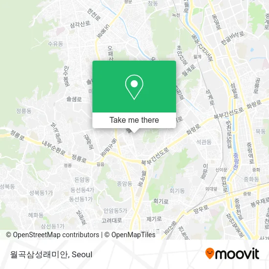 월곡삼성래미안 map